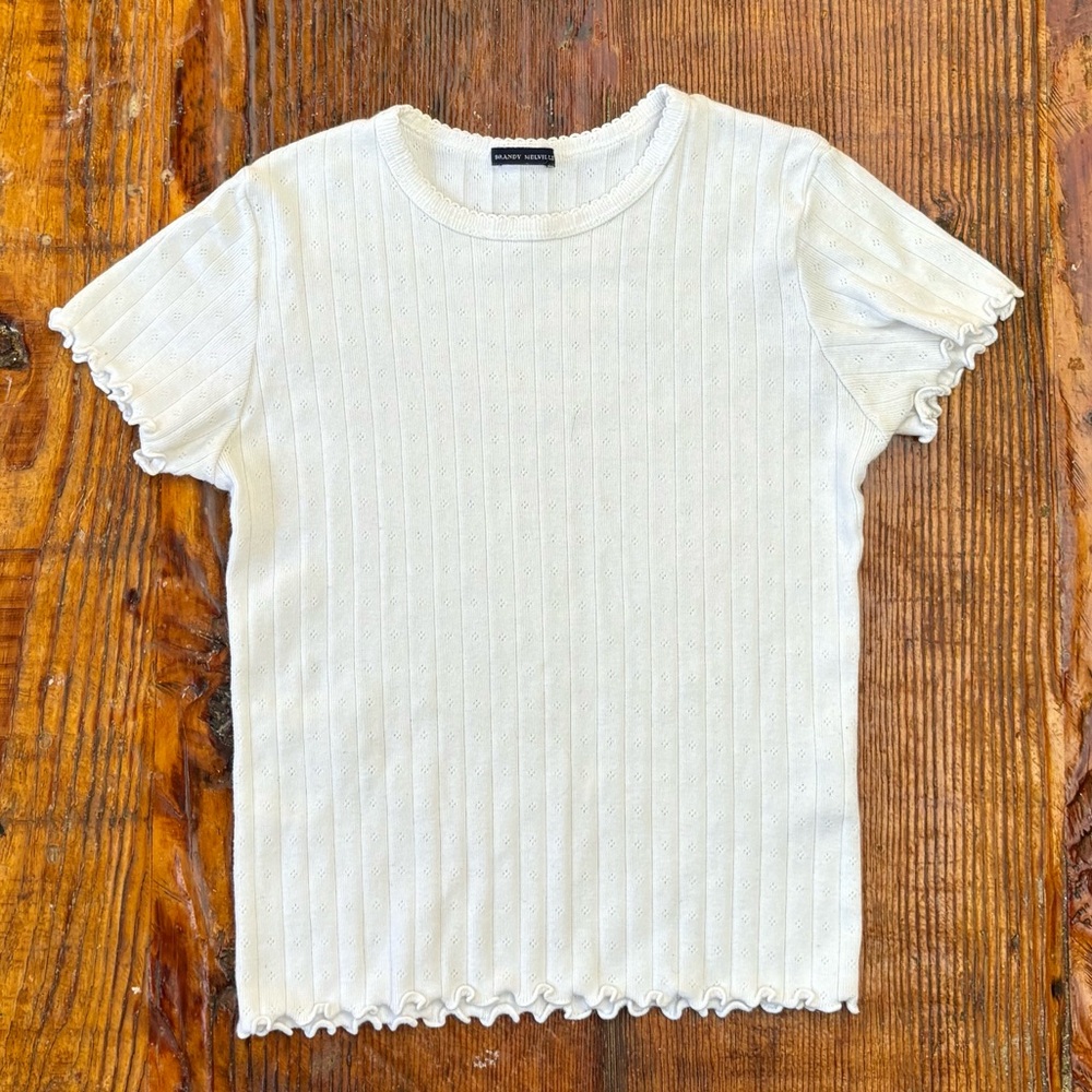 Brandy Melville Tee White